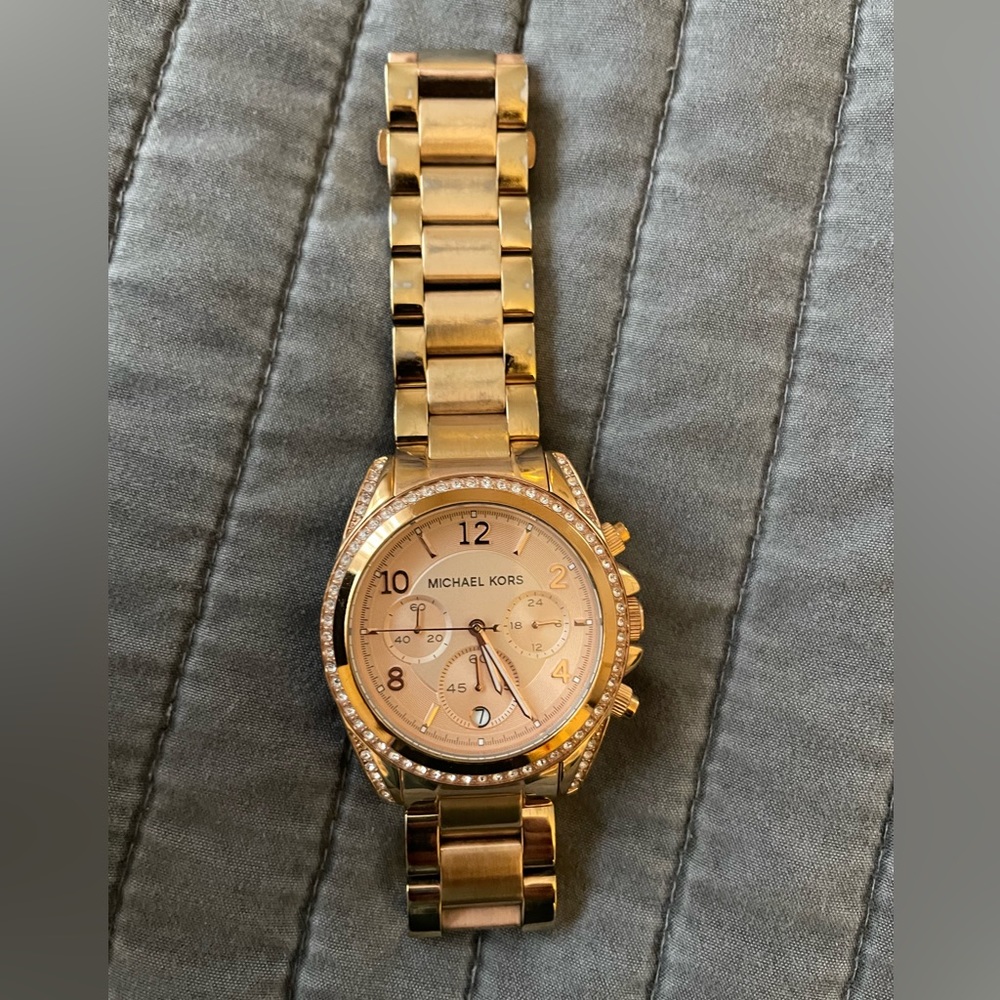 Michael Kors MK5263 Blair Chronograph Rose Dial Women's Watch